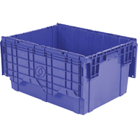 Flipak Polyethylene Plastic (PE) Distribution Containers, 27.9" x 20.9" x 15.2", Blue Air Extreme Inc.