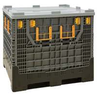 Contenant de vrac pliable, 47,2" lo x 39,4" la x 39,4" h, Gris Air Extreme Inc.