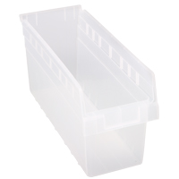 Bacs pour &eacute;tag&egrave;re Store-Max, 6-5/8" la x 8" H x 17-7/8" p, Transparent, Capacit&eacute; 56 lb Air Extreme Inc.