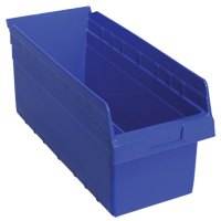 Bacs pour &eacute;tag&egrave;re Store-Max, 8-3/8" la x 8" H x 17-7/8" p, Bleu, Capacit&eacute; 56 lb Air Extreme Inc.