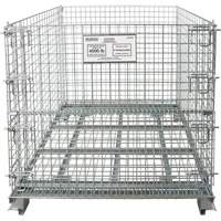 Conteneur repliable en m&eacute;tal grillag&eacute;, 40" la x 48" p x 42" h, Capacit&eacute; de 4000 lb Air Extreme Inc.