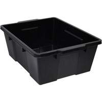 Contenant avec loquets en plastique,  la x 21" p x 7,75" h, Noir Air Extreme Inc.