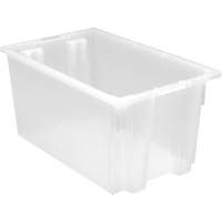 Contenant robuste Stack & Nest, 12" x 15,5" x 23,5", Transparent Air Extreme Inc.