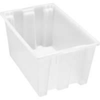 Contenant robuste Stack & Nest, 15" x 19,5" x 29,5", Transparent Air Extreme Inc.