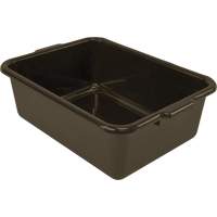 Bac d'entreposage tout usage &agrave; fond plat, 7" ha x 15" p x 21" lo, Plastique, Brun Air Extreme Inc.