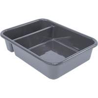 Bac d'entreposage tout usage &agrave; compartiment, 5" ha x 15" p x 20" lo, Plastique, Gris Air Extreme Inc.