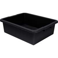 Bac d'entreposage tout usage &agrave; fond rainur&eacute;, 7" ha x 17" p x 22" lo, Plastique, Noir Air Extreme Inc.