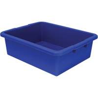 Bac d'entreposage tout usage &agrave; fond rainur&eacute;, 7" ha x 17" p x 22" lo, Plastique, Bleu Air Extreme Inc.