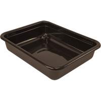 Bac d'entreposage tout usage &agrave; fond plat, 5" ha x 15" p x 20" lo, Plastique, Brun Air Extreme Inc.