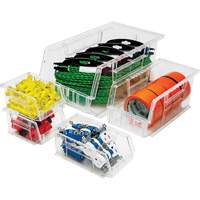 Bacs tr&egrave;s transparents Ultra, 8-1/4" la, 7" h x 14-3/4" p, Transparent Air Extreme Inc.