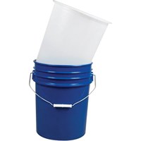 Inserts for Steel Pails, 11-1/4" Dia. x 12-1/4" H, 5 US gal (4.16 imp. Gal.) Capacity Air Extreme Inc.