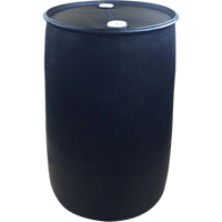 Polyethylene Drums, 55 US gal (45 imp. gal.), Closed Top, Black Air Extreme Inc.