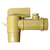2" NPT Polyethylene Deluxe Drum Faucet, Polyethylene, 2" NPT Air Extreme Inc.