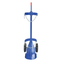 Chariot pour bouteille de gaz, Roues Caoutchouc, Base de 12" la x 15-1/2" lo, 500 lb Air Extreme Inc.