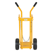 Chariot pour bouteille de gaz, Roues Caoutchouc moul&eacute;, Base de 9-13/16" la x 16" lo, 150 lb Air Extreme Inc.