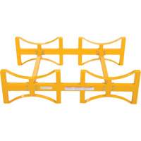 Porte-barils empilable en acier, 2 barils, Capacit&eacute; de 1600 lb, 45-1/2" la x 29-7/8" p x 12-3/4" h Air Extreme Inc.