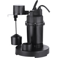 Thermoplastic Submersible Sump Pump, 2560 GPH, 115 V, 4.6 A, 1/3 HP Air Extreme Inc.