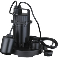 Thermoplastic Submersible Sump Pump, 2560 GPH, 115 V, 4.6 A, 1/3 HP Air Extreme Inc.