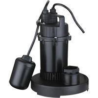 Thermoplastic Submersible Sump Pump, 2560 GPH, 115 V, 4.6 A, 1/3 HP Air Extreme Inc.