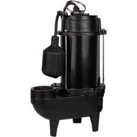 Cast Iron Effluent Pump, 4800 GPH, 120 V, 7.8 A, 1/2 HP Air Extreme Inc.