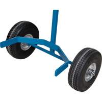 Chariot &agrave; cylindres, Roues Anticrevaison, Base de 15-1/2" W x 14-1/4" L, 600 lb Air Extreme Inc.