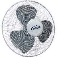 Ventilateur mural oscillant, Commercial, 3 vitesses, Diam&egrave;tre de 16" Air Extreme Inc.