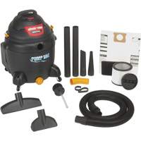 Aspirateur pour atelier avec pompe int&eacute;gr&eacute;e, Secs-humides, 6 CV, 18 gal. US (68,1 litres) Air Extreme Inc.