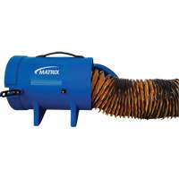 8" Air Blower with 15' Ducting & Canister, 1/4 HP, 816 CFM Air Extreme Inc.