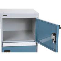 Two-Door Pedestal Workbench, 28" H x 18" W x 21" D Air Extreme Inc.