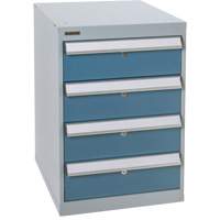 Four-Drawer Pedestal Workbench, 18" W x 21" D x 28" H Air Extreme Inc.