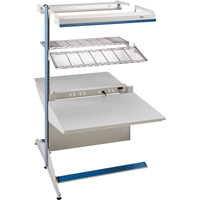 Postes de travail modulaires ergonomiques - Exemples de configurations - A-DA Ajouts &agrave; deux c&ocirc;t&eacute;s, 36" la x 56" p x 84" h, Ajout &agrave; deux c&ocirc;t&eacute;s Air Extreme Inc.