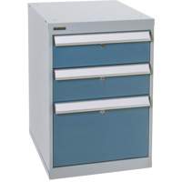 Three-Drawer Pedestal Workbench, 18" W x 21" D x 28" H Air Extreme Inc.