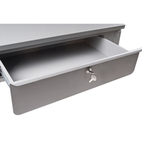 Pupitre d'atelier mural, 34-1/2" la x 28" p x 31" h, Gris Air Extreme Inc.