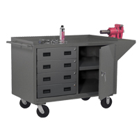 Mobile Workbench Cabinet, Steel Surface Air Extreme Inc.