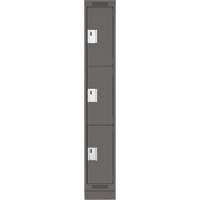 Casiers Clean Line, 3 niveaux, 12" x 18" x 76", Acier, Charbon, Rivet (assembl&eacute;) Air Extreme Inc.