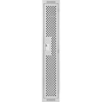 Clean Line Lockers, 12" x 12" x 72", Steel, Grey, Rivet (Assembled), Perforated Air Extreme Inc.