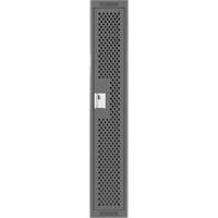Clean Line Lockers, 12" x 12" x 72", Steel, Charcoal, Rivet (Assembled), Perforated Air Extreme Inc.
