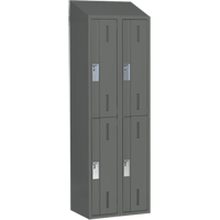 Casiers robustes Concorde, 2 niveaux, Bloc de 2, 24" x 18" x 78", Acier, Charbon, Soud&eacute; (assembl&eacute;) Air Extreme Inc.