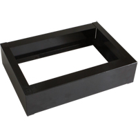Base encastr&eacute;e pour casiers robustes enti&egrave;rement soud&eacute;e Concorde, 1 Blocs, 4" lo x 12" la x 17" p, Noir, Acier Air Extreme Inc.