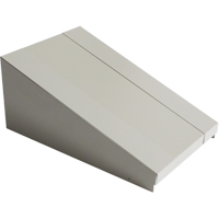 Dessus inclin&eacute; pour casiers robustes enti&egrave;rement soud&eacute; Concorde, Bloc de 1, 18" p x 12" la x 6" ha, Gris, Acier Air Extreme Inc.