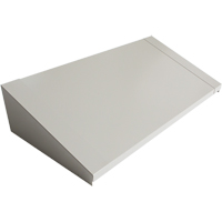 Dessus inclin&eacute; pour casiers robustes enti&egrave;rement soud&eacute; Concorde, Bloc de 3, 18" p x 36" la x 6" ha, Gris, Acier Air Extreme Inc.