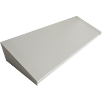 Dessus inclin&eacute; pour casiers robustes enti&egrave;rement soud&eacute; Concorde, Bloc de 4, 18" p x 48" la x 6" ha, Gris, Acier Air Extreme Inc.