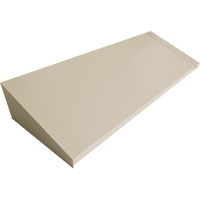 Dessus inclin&eacute; pour casiers robustes enti&egrave;rement soud&eacute; Concorde, Bloc de 4, 18" p x 48" la x 6" ha, Beige, Acier Air Extreme Inc.