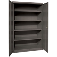 Armoires de rangement Hi-Boy profondes, Acier, 4 Tablettes, 72" h x 36" la x 24" P, Charbon Air Extreme Inc.