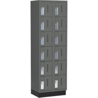 Casiers robustes Concorde, 6 niveaux, Bloc de 2, 24" x 18" x 76", Acier, Charbon, Soud&eacute; (assembl&eacute;) Air Extreme Inc.