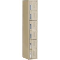 Casiers robustes Concorde, 6 niveaux, 12" x 18" x 72", Acier, Beige, Soud&eacute; (assembl&eacute;) Air Extreme Inc.