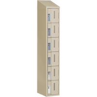 Casiers robustes Concorde, 6 niveaux, 12" x 18" x 78", Acier, Beige, Soud&eacute; (assembl&eacute;) Air Extreme Inc.