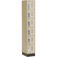 Casiers robustes Concorde, 6 niveaux, 12" x 18" x 76", Acier, Beige, Soud&eacute; (assembl&eacute;) Air Extreme Inc.