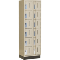Casiers robustes Concorde, 6 niveaux, Bloc de 2, 24" x 18" x 76", Acier, Beige, Soud&eacute; (assembl&eacute;) Air Extreme Inc.
