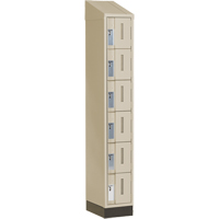 Casiers robustes Concorde, 6 niveaux, 12" x 18" x 82", Acier, Beige, Soud&eacute; (assembl&eacute;) Air Extreme Inc.